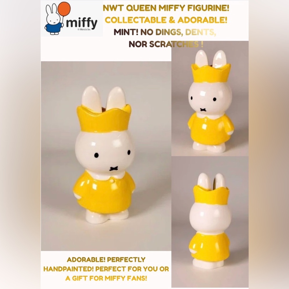 NWT QUEEN MIFFY FIGURINE! SO CUTE! MINT, NO DINGS, DENTS, NOR A SCRATCH! 5⭐️’S!